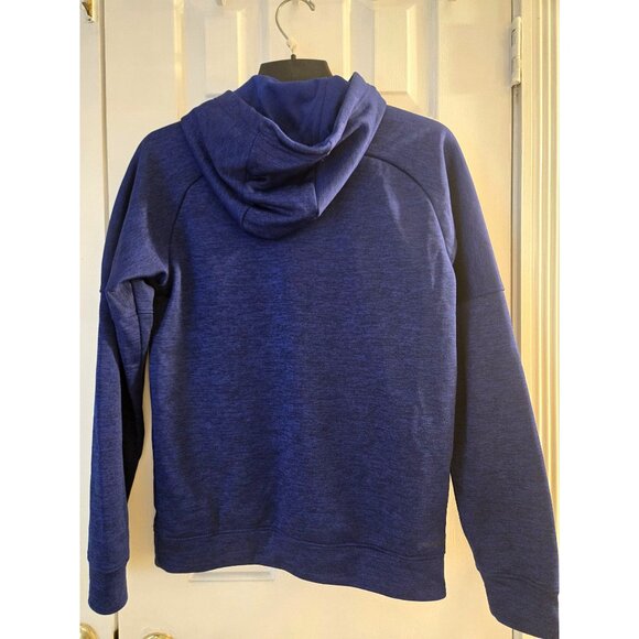 Adidas Blue Hoodie Logo Sweatshirt BU11 Mens S - Picture 2 of 4